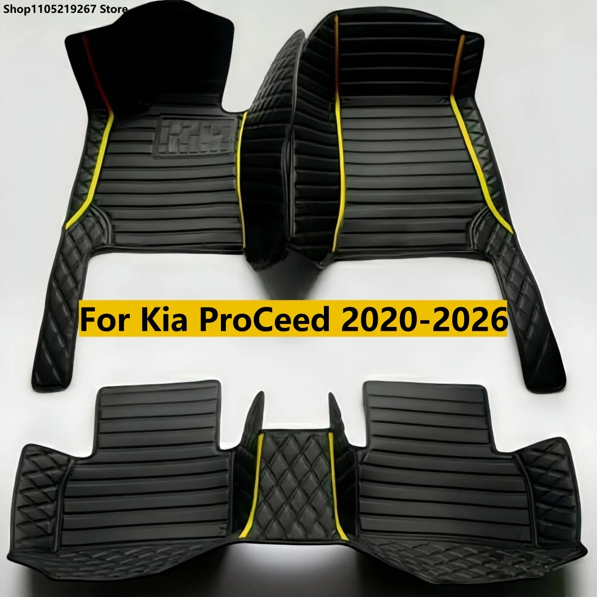 

Car Floor Mats For Kia ProCeed 2020 2021 2022 2023 2024 2025 2026 Carpets Leather Mat Durable Rugs Anti Dirty Pad Set