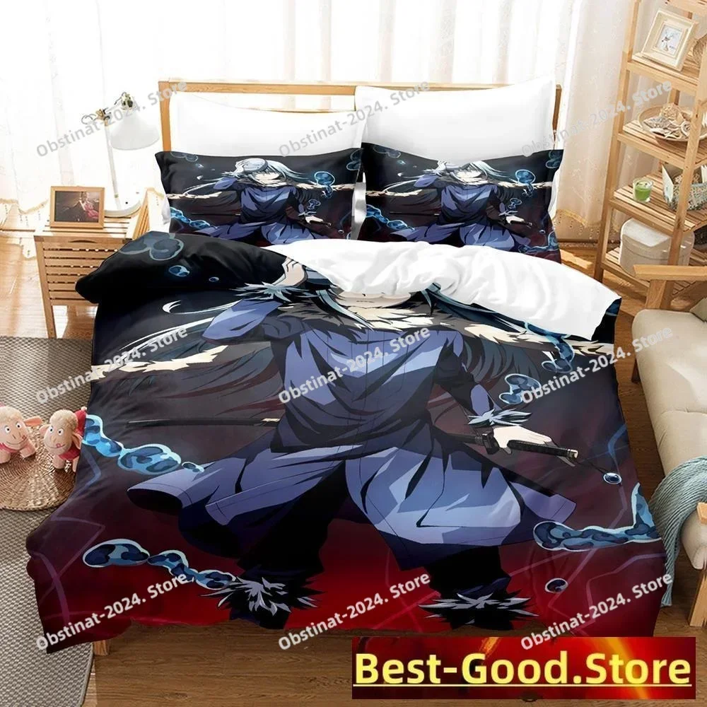 time i got reincarnated as a slime 3D Printing Comforter Bedding Set,Duvet Cover Bed Set Quilt Cover Pillowcase,King Queen Size