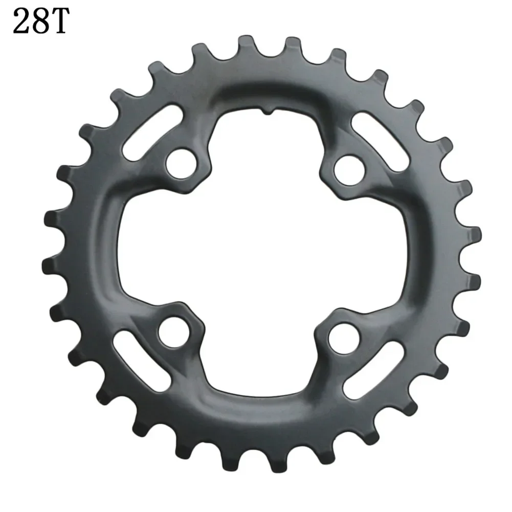 104BCD Bicycle Round Narrow Wide Chainring MTB Mountain Bike 104BCD 26T 28T 36T 38T Crankset Single Tooth Chain Wheel Plate