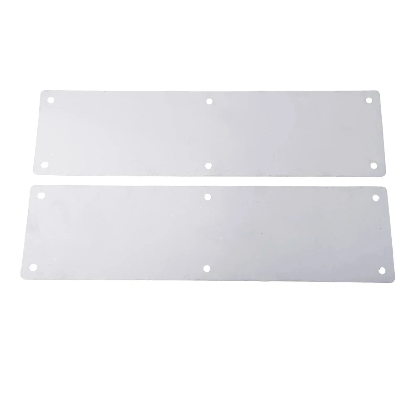 2pcs Stainless Steel Door Kick Plates For Interior Exterior Front Back Doors Deterring Forced Entry Attempts Home Improvement