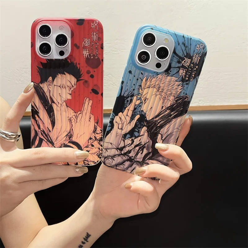 Anime Jujutsu Kaisen Satoru Gojo Phone Case for iPhone 13 14 15 16 Pro Max 16pro 15pro Ryomen Sukuna suitcase Cover