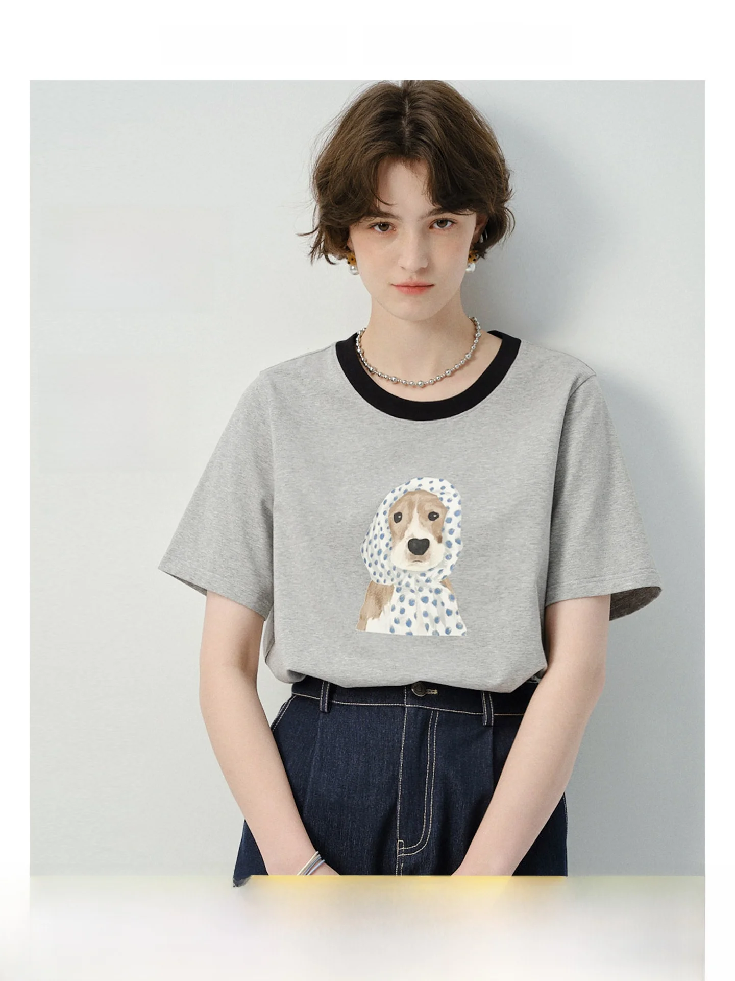 

plus Size Women's ort Sve T-irt round Ne Print Slimming Summer New Sle Commute Sle Body pe Casual Wear