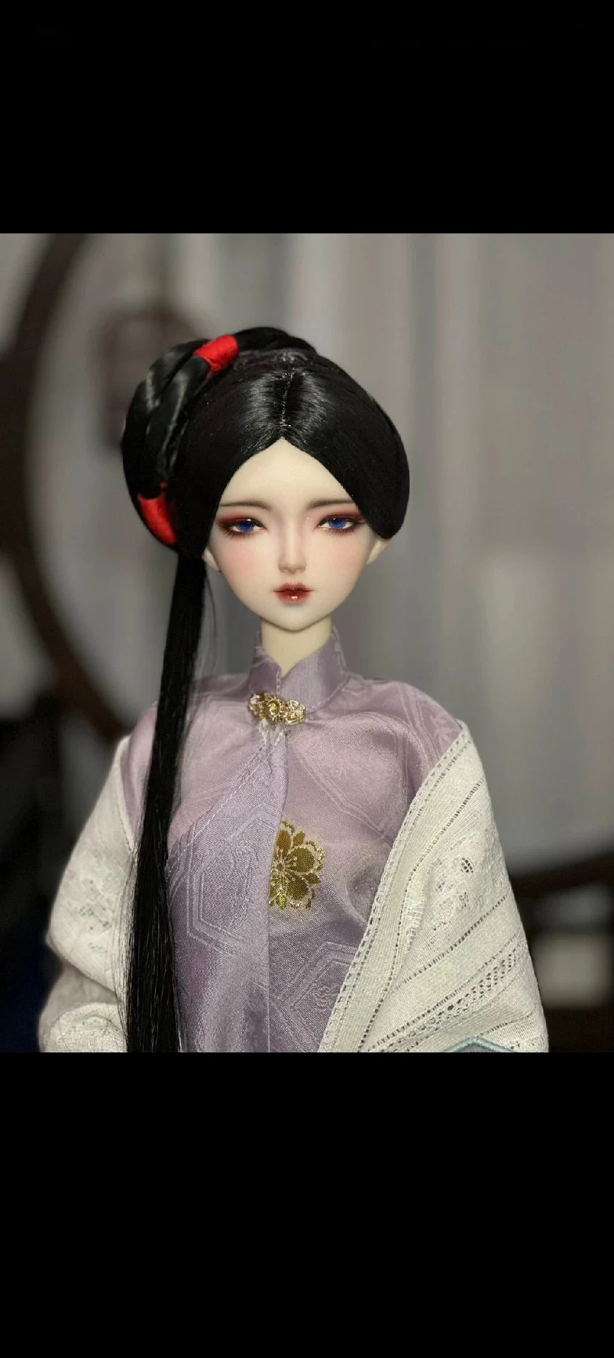 1/6 1/4 1/3 Scale BJD Doll Wigs Ancient Costume Hanfu Vintage Long Hair Fairy Wig For YOSD MSD SD13 Girl SSDF Accessories A1781