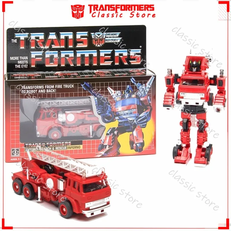 

В наличии классические игрушки-трансформеры G1 Reissue KO Edition Inferno Cybertron Autobots фигурки героев коллекционные подарки