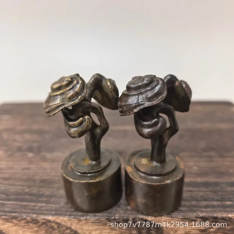 Brass Craft Ganoderma Mushroom Seal Home Living Room Decorative Ornament