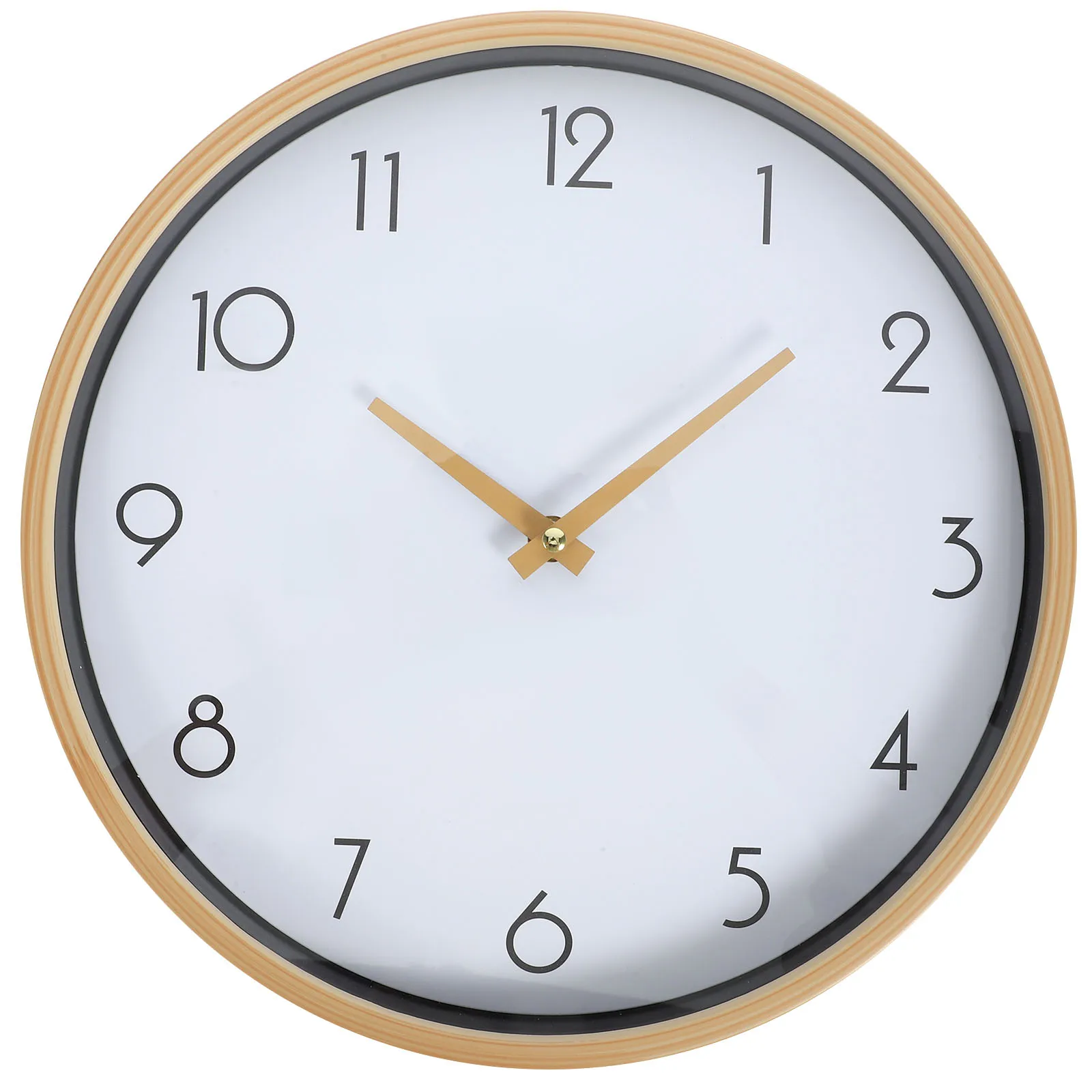 

Wooden Grain Wall Silent Simple No Ticking Minimalist Decor Hanging Quartz Modern Home Clock For Bedroom Living Room Office