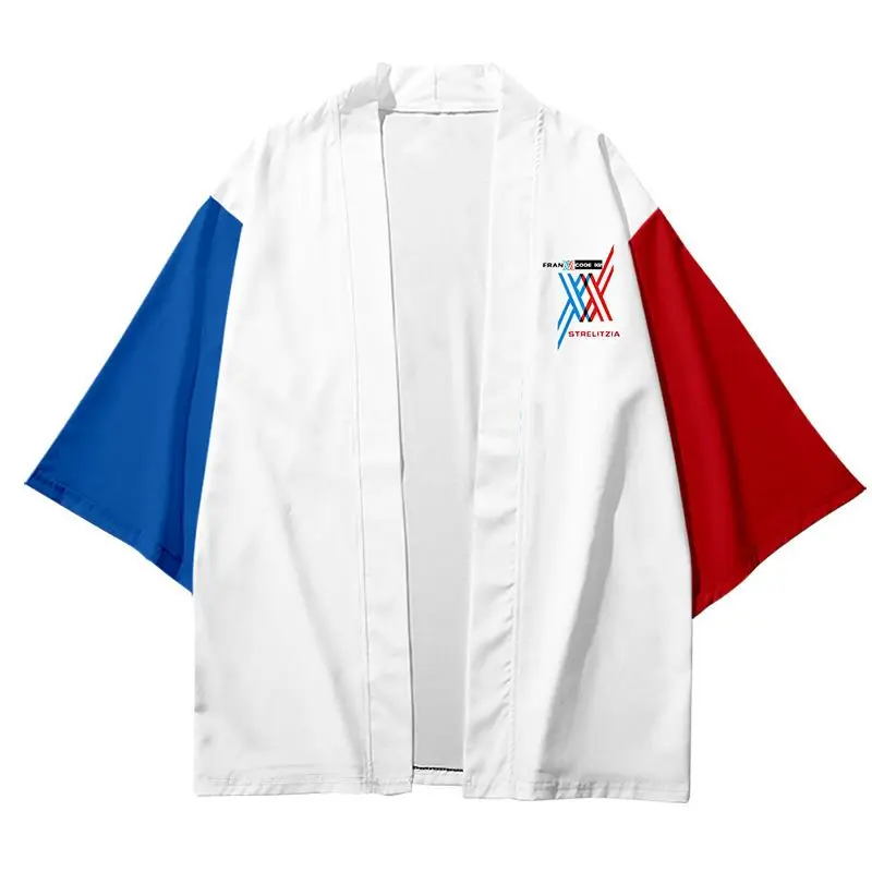 الرسوم المتحركة المحيطة كيمونو ريشة المنسوجة سترة أنيمي المنتخب الوطني 02 تي شيرت #4