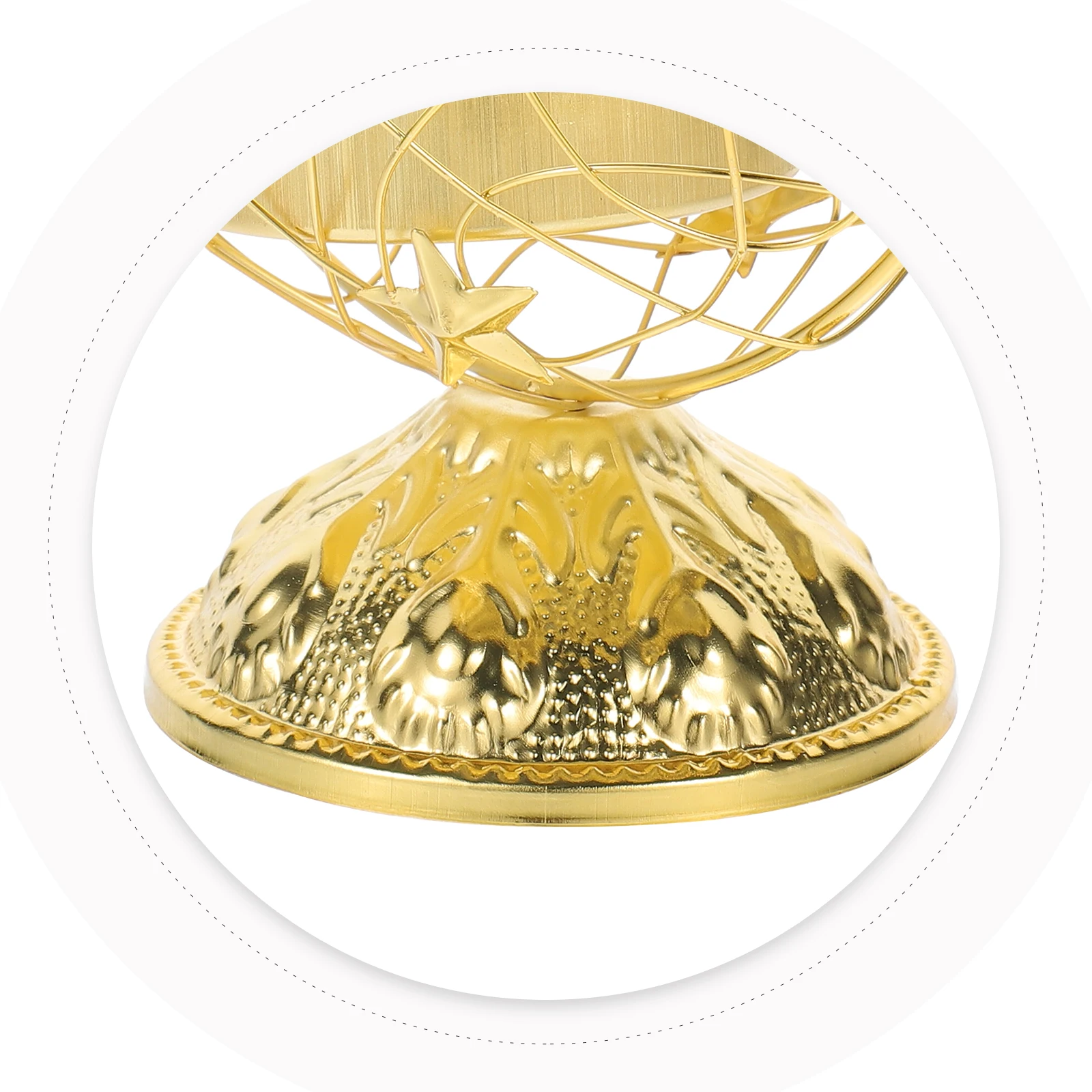 

Metal Moon C Holder Golden Tealight St Retro Decor Desk Home Wedding Party nament Sturdy Iron Craftsmanship Elegant