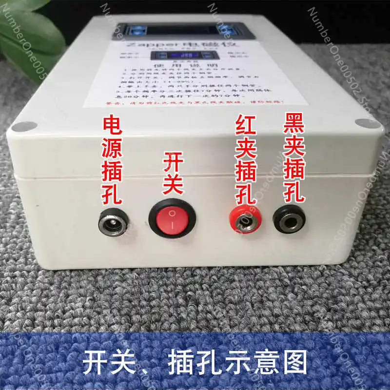 Generador de Frecuencia Digital XYNeng Zapper 15Hz-1MHz Programable Dr. Clark Rife, Dispositivo de Terapia PEMF, Biorresonancia, Desintoxicación, Portátil S