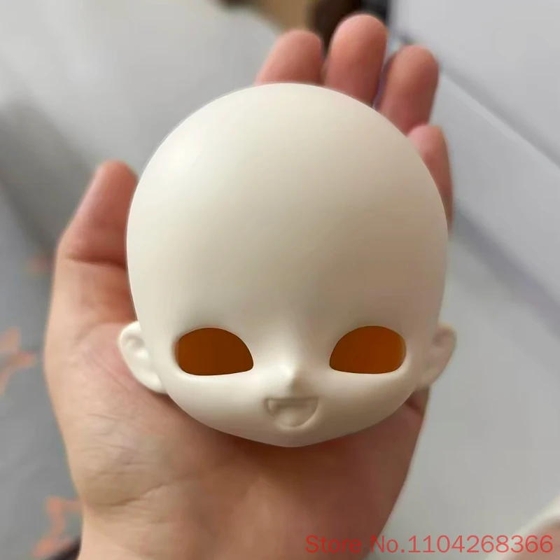 Dimensional Love 1/6 BJD Doll Head Plain Resin Unpainted MIA Pink Skin For Custom Makeup DIY Hobby Collectible Accessories