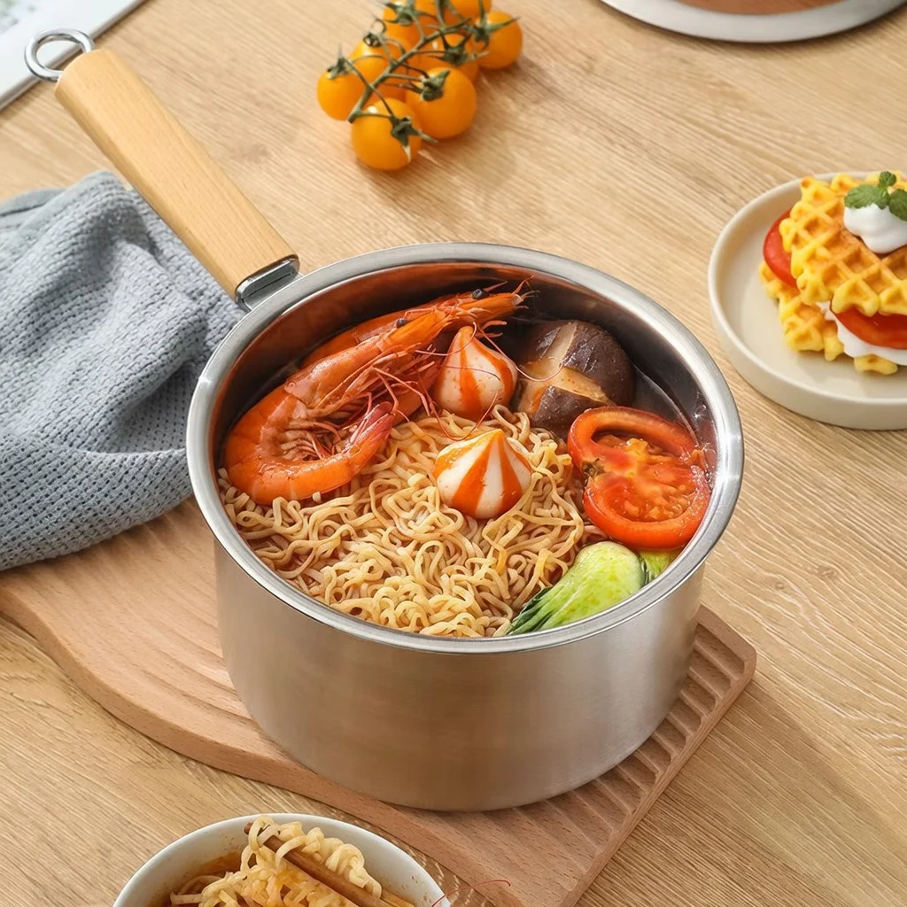 Freidora de acero inoxidable con cesta para freír, olla pequeña multifuncional, utensilio de cocina específico para freír pollo y otros alimentos.