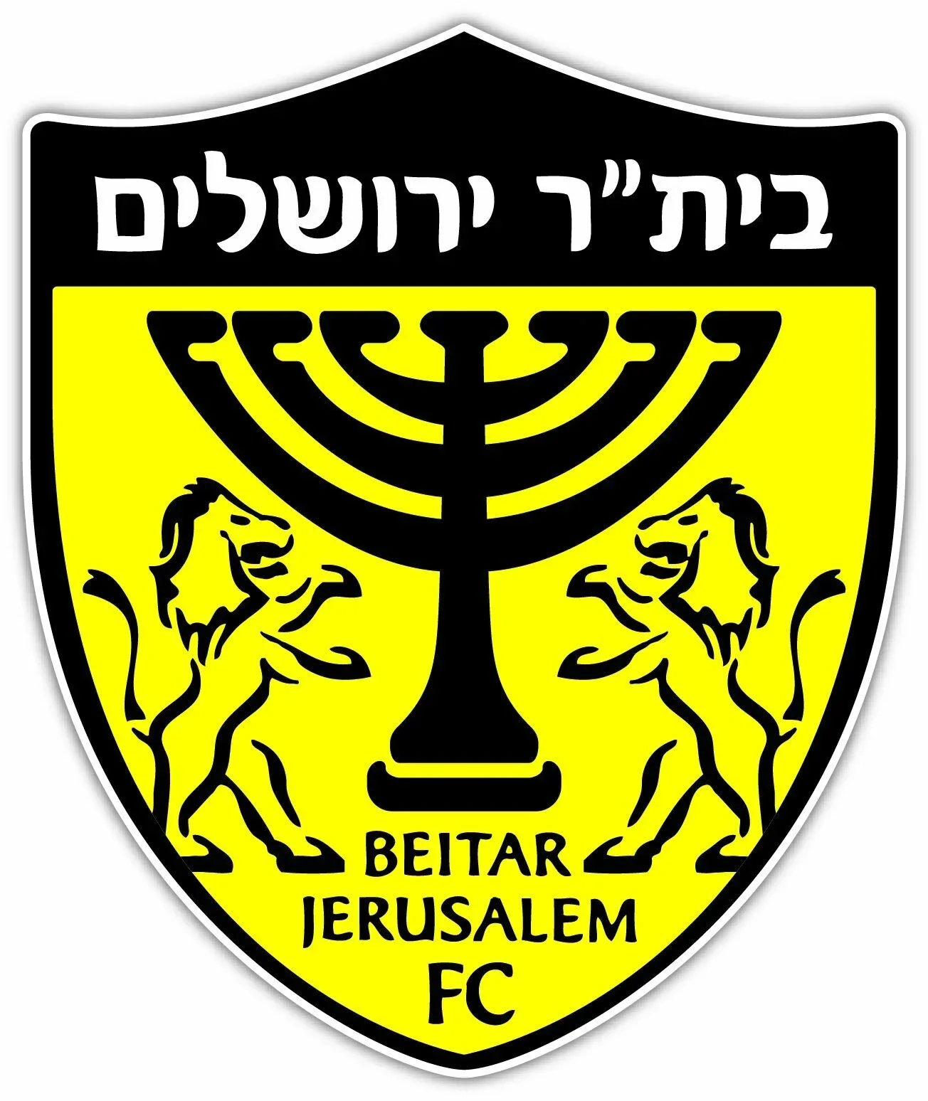 

For Beitar Jerusalem FC Israel Football Soccer Car Bumper Sticker Decal