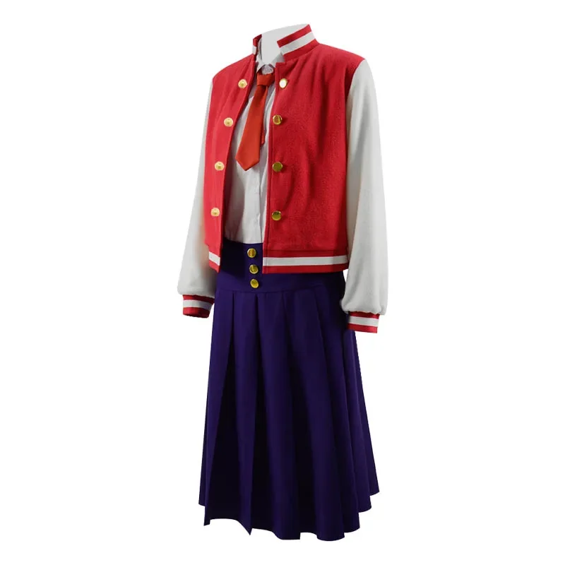 Unisex Anime Cos Nikaidou Saki Uniform Cosplay Costumes Set Suits