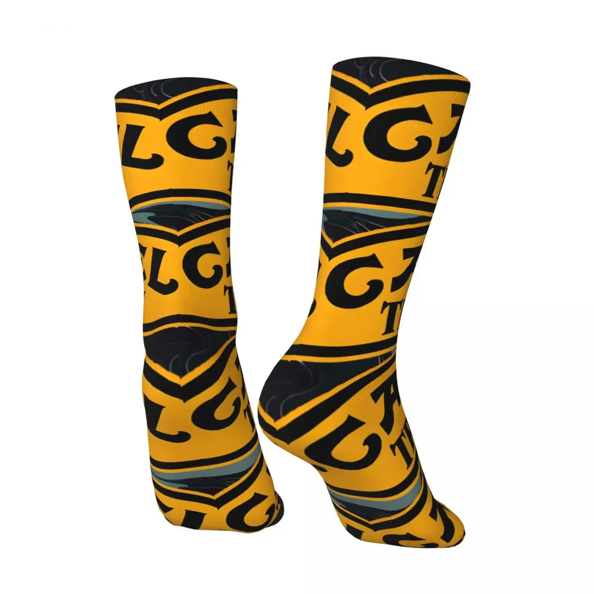 Crazy compression Logo Sock for Men Harajuku C-Camel Trophy Seamless Pattern Crew Sock Novelty