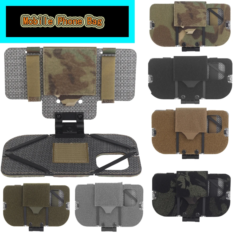 Tactical Hunting Accessories Lightweight Magic Fit Folding Outdoor Tactical Phone Bag (for Apple PRO MAX) Tactical Gear