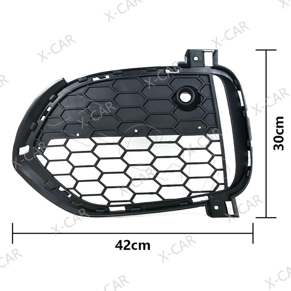 Front Bumper Open Grille Fog Lamp Cover Frame For BMW X5 F15 2012 2013 2014 2015 M Sport 51118064633 51118064634