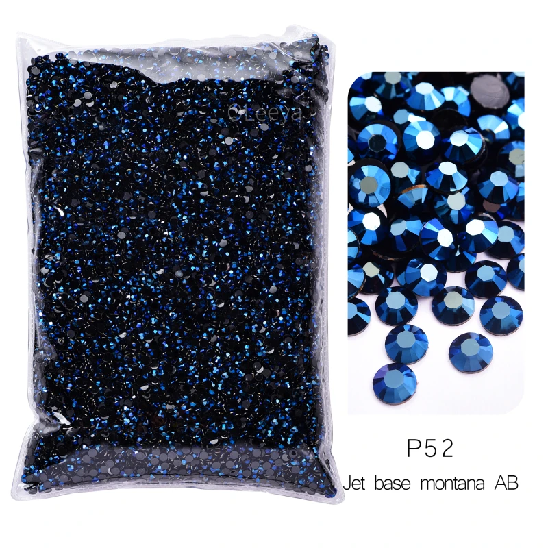 2mm-6mm Crystal AB Jelly Resin Rhinestones