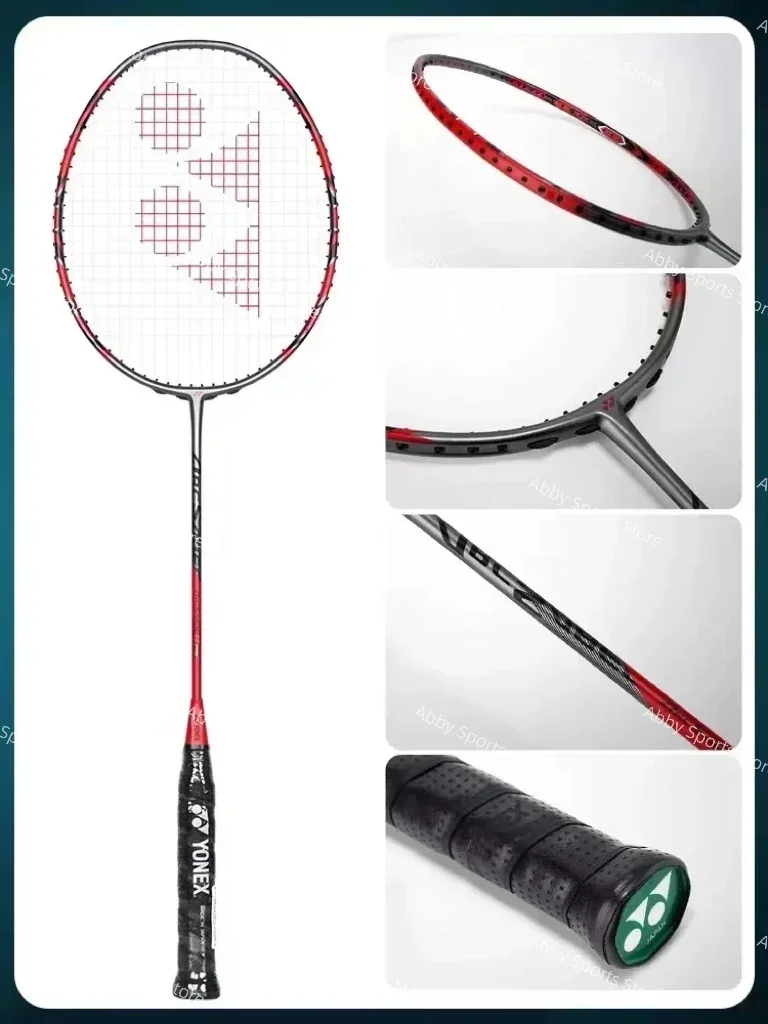 Yonex 2024 nova raquete de badminton arco e flecha arco 11 pro alta qualidade velocidade fibra carbono profissional raquete badminton com linha