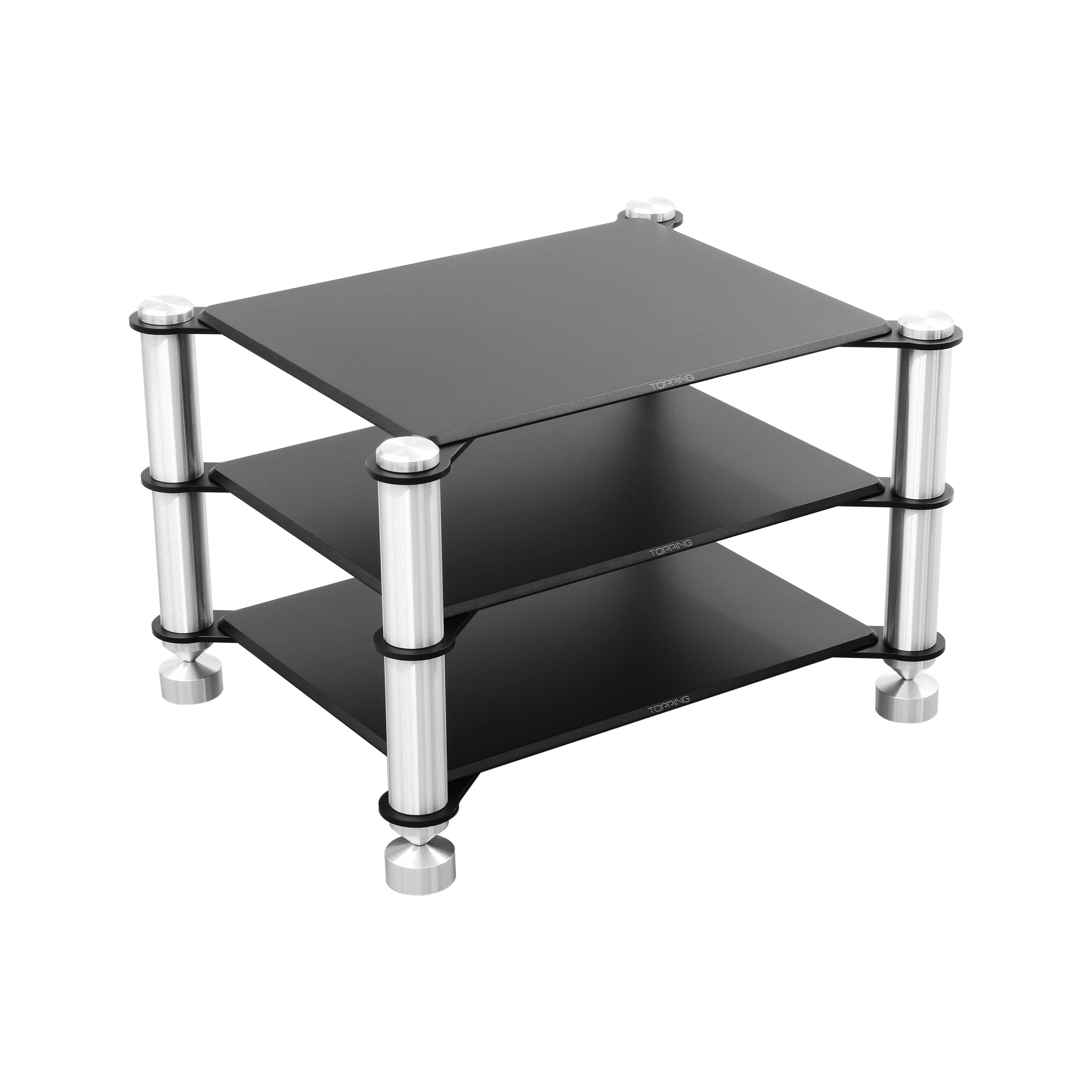 Rack de alumínio TOPPING SR2 compatível com séries D90, LA90D, A90D, Pre90, EXT90, U90, LA90, DM7, DX7 Pro, DX7 Pro+, DX5, D30 Pro