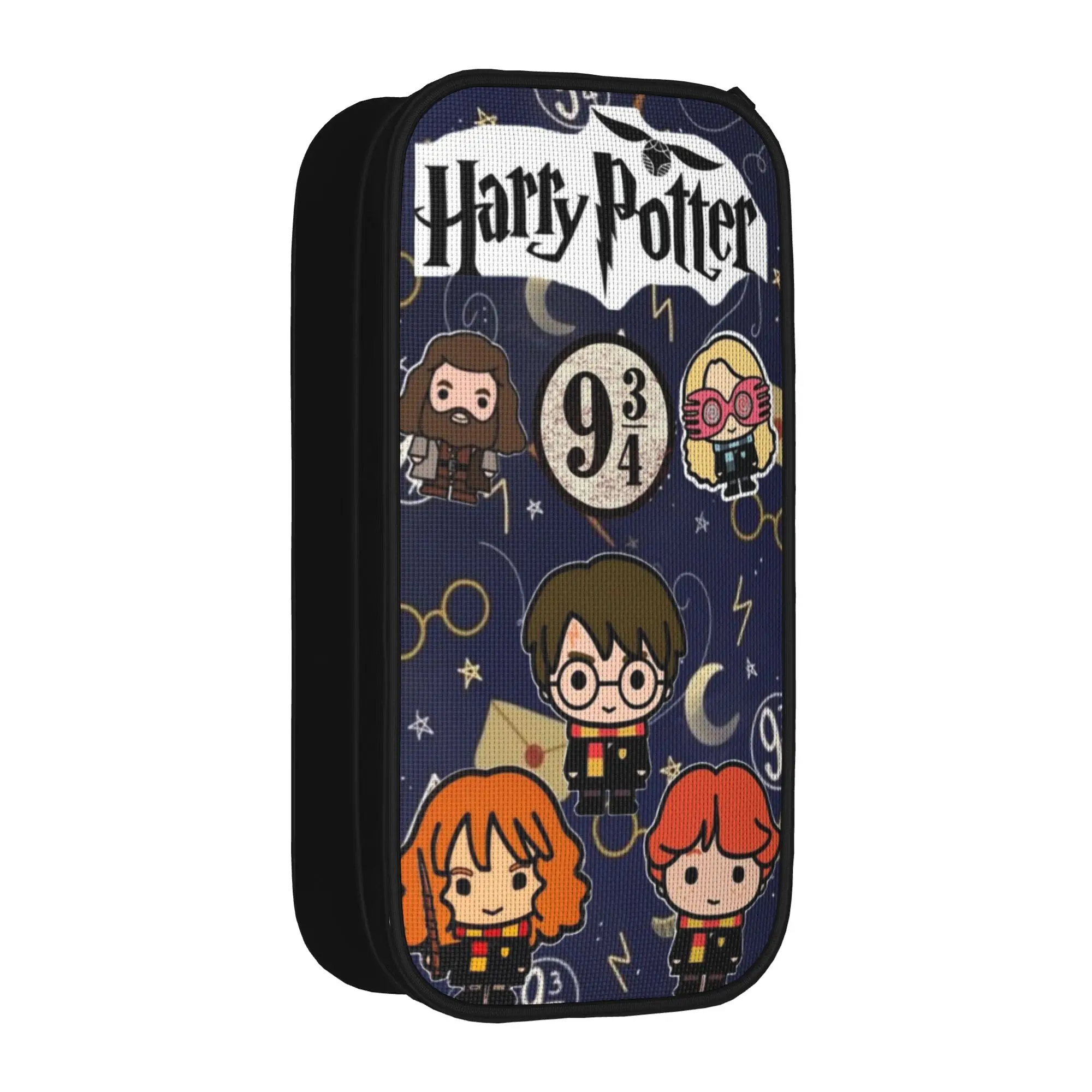 New H-HP-P Harrys Potters Pencil Cases  Pencil Pouch Pen Holder for Girl Boy Large Storage Bags Office Gifts Accessories view 2