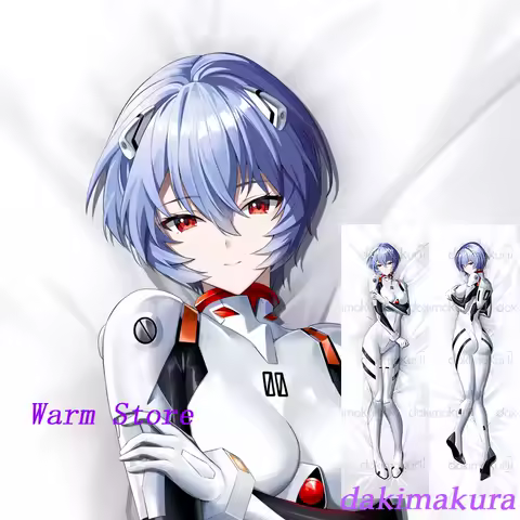 Dakimakura Anime Ayanami Rei Double-sided Print Life-size Body Pillow