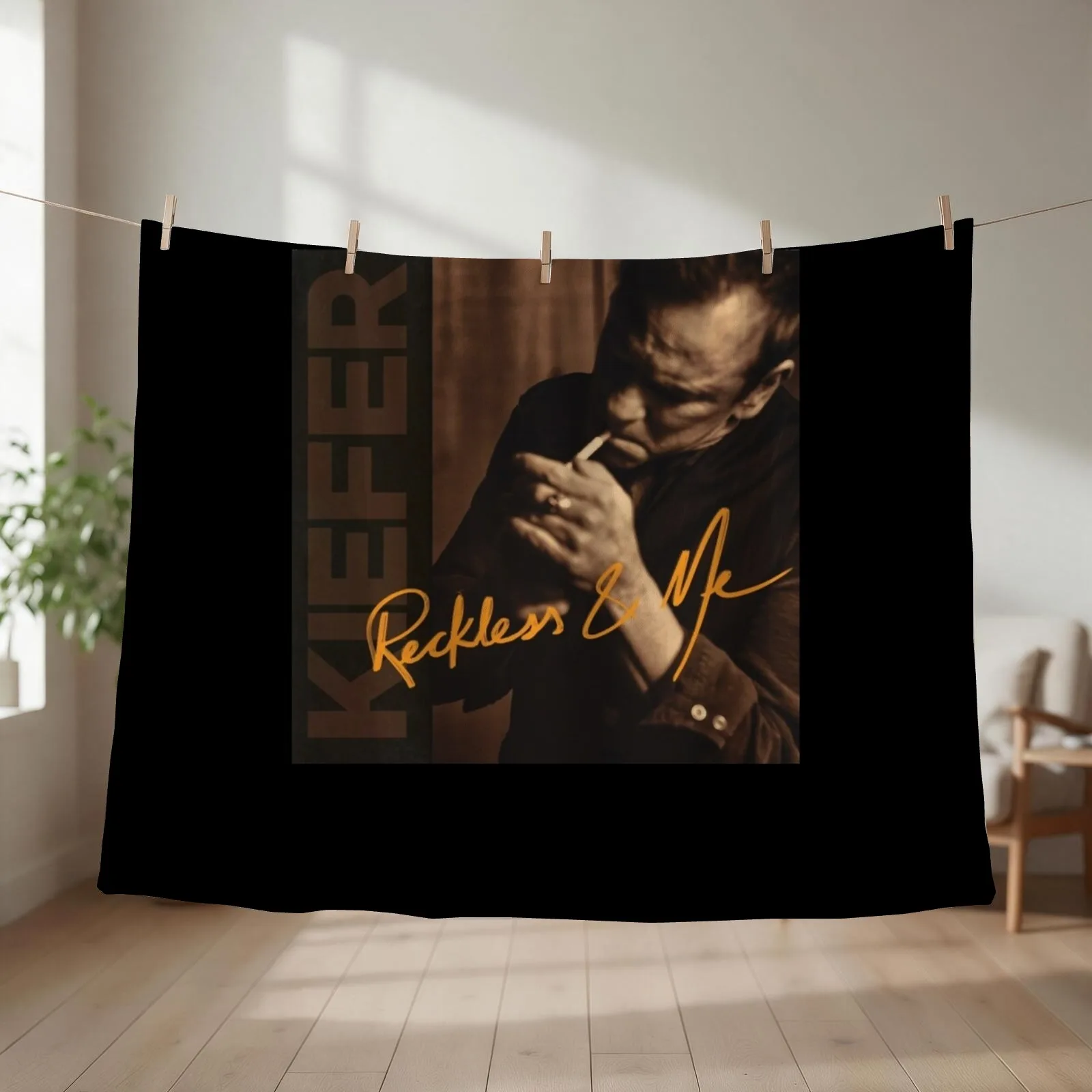 Reckless And Me by Kiefer Sutherland Throw Blanket Soft Beds christmas decoration for winter For Baby Blankets