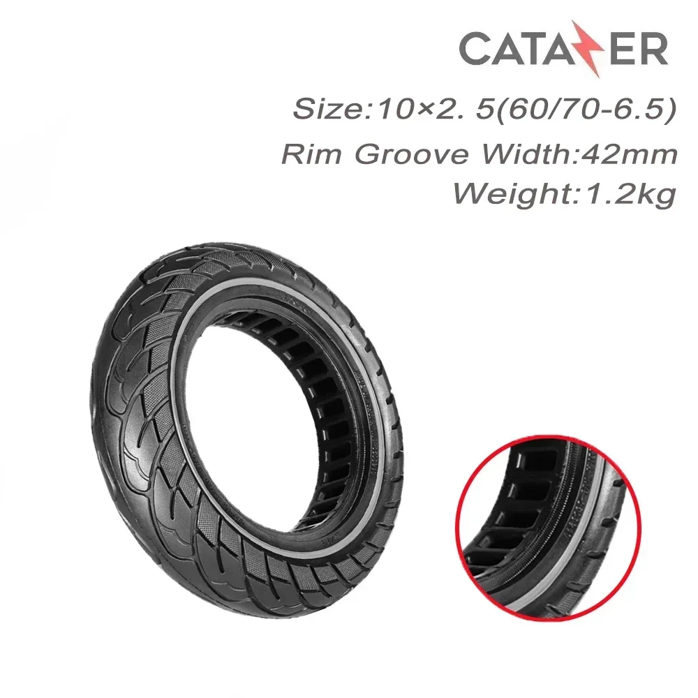 

10 Inch Electric Scooter Tyre 10x2.5(60/70- 6.5) Honeycomb Tire Non Pneumatic Explosion-proof Tyre for Ninebot Max G30