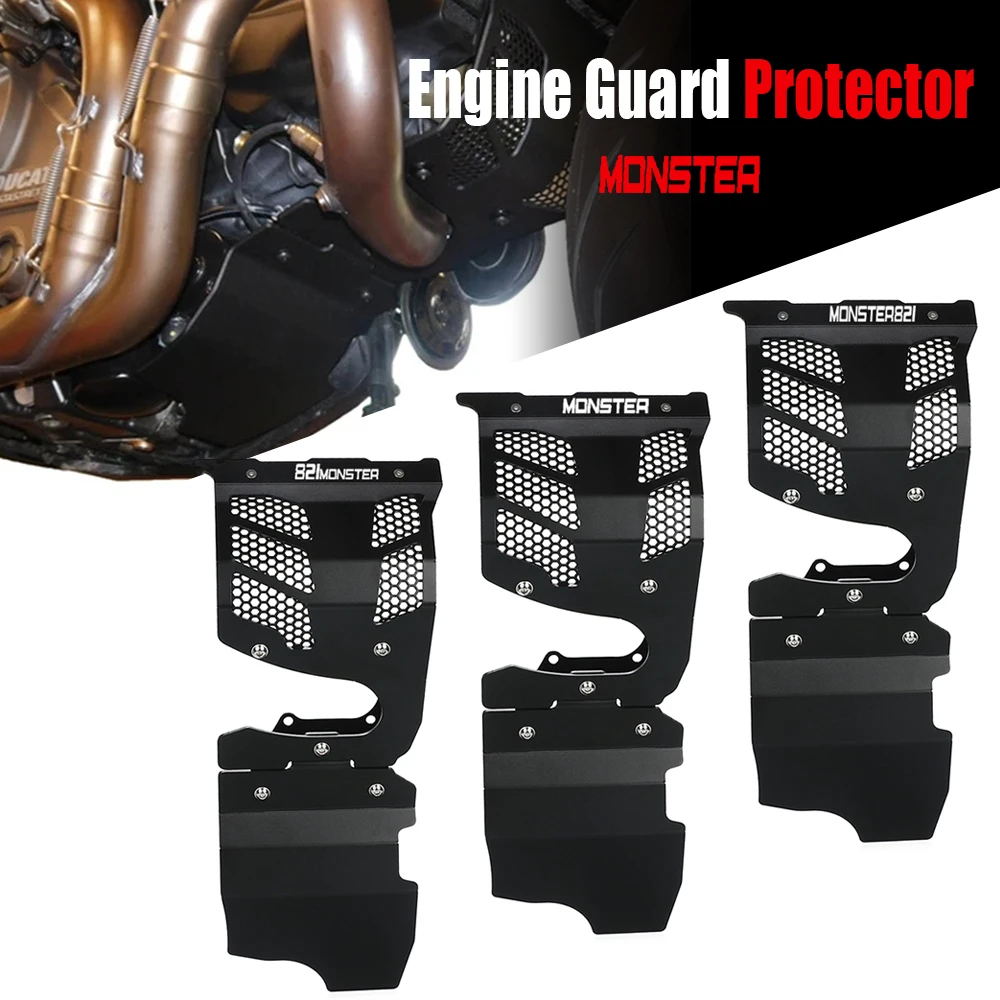 

Решетка радиатора мотоцикла, защита масляного радиатора, защита двигателя для Ducati Monster 821 Stealth Stripe Dark 2013-2020