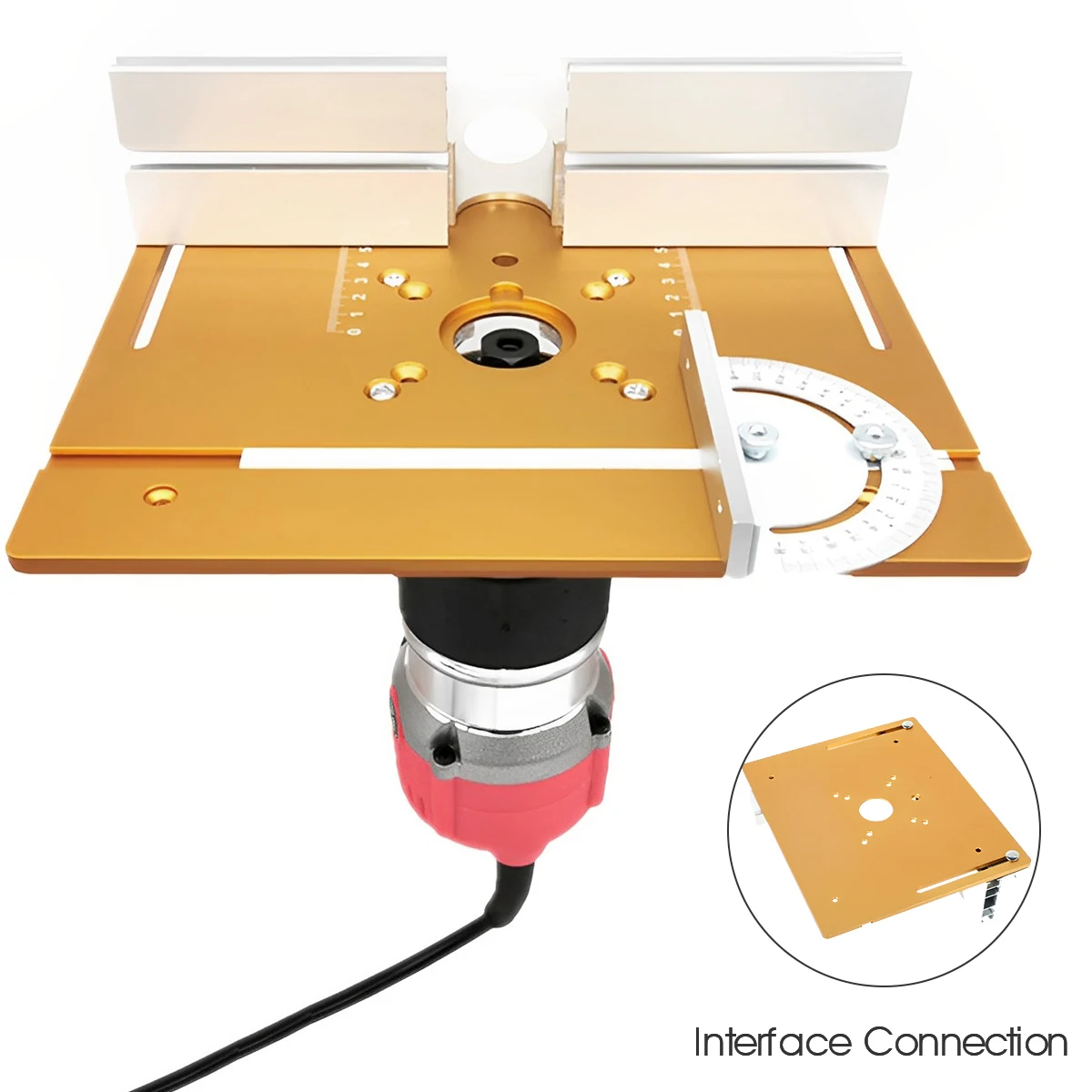 Multifunctionele Aluminium Router Tafel Insert Plaat Houtbewerking Elektrische Hout Router Flip Plaat Voor Werken Bankjes Router Plaat