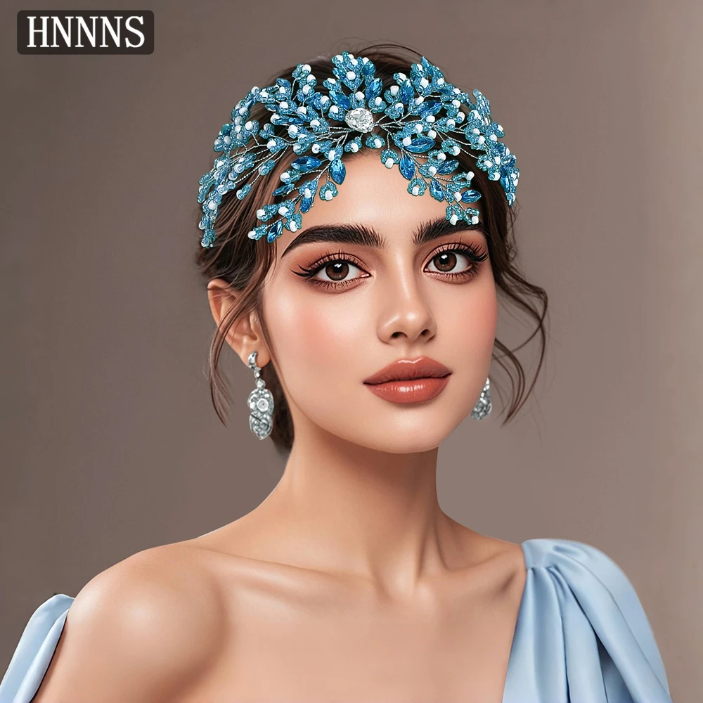 TOPQUEEN الفاخرة الزفاف حجر الراين عقال المنسوجة يدويا رائعة المرأة مأدبة الرقص حفلة إكسسوارات الشعر YXA288 #1