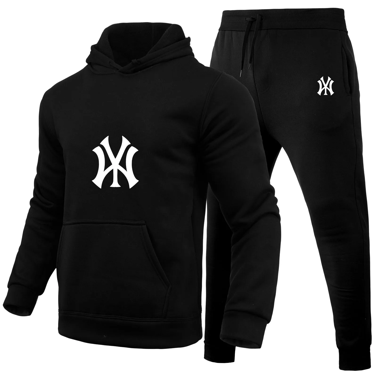 Men\'s Sports Suits Fashion Tracksuit Women Hoodies + Pants Two Pieces Sets Running Casual Sweatshirts Sweatpants Men\'s Clothing