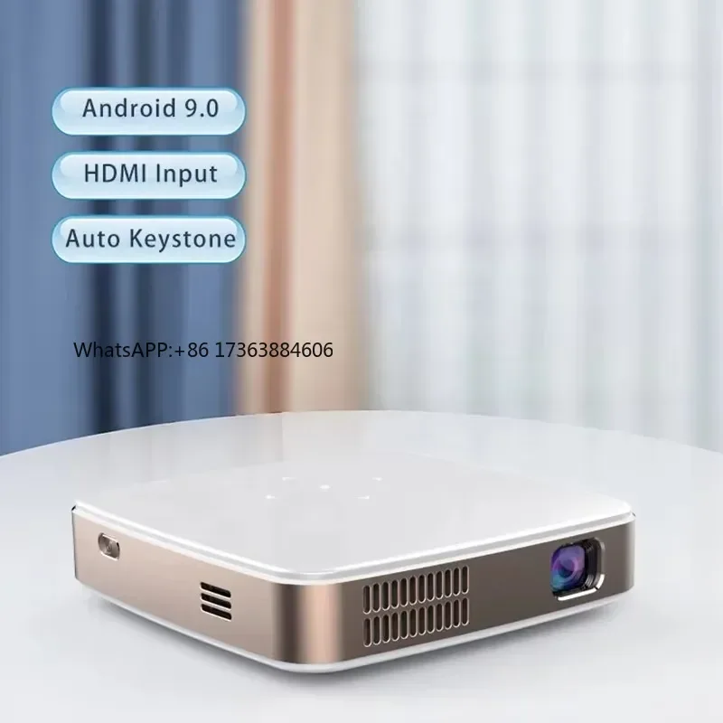 

2026 sellingMini Projector 4k Android Smart Dual-band WI-FI DLP TV Projector Home Theater Wireless Portable Beamer 4K Proyector
