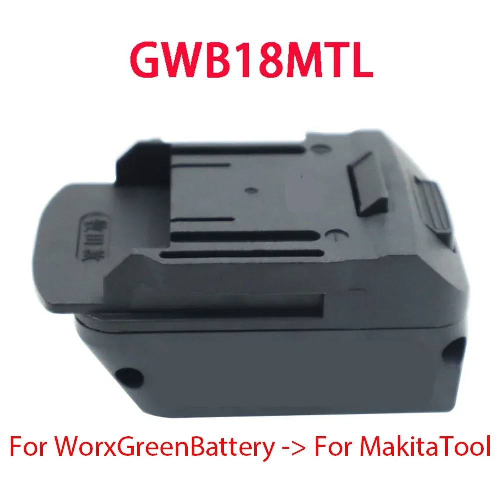 

GWB18MTL Battery Adapter Converter for Worx Green 5-pin Wide Interface 20V Li-ion Battery on For Makita 18V Lithium Power Tools