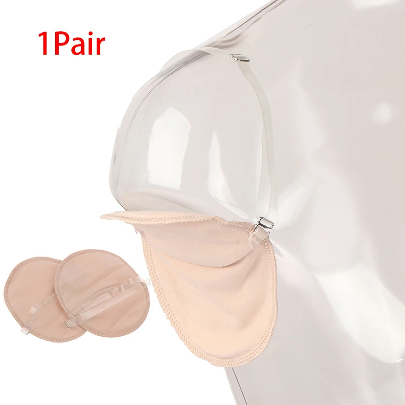 1Pair Underarm Sweat Shield Pad Washable Armpit Absorbing Sweat Guards Strap