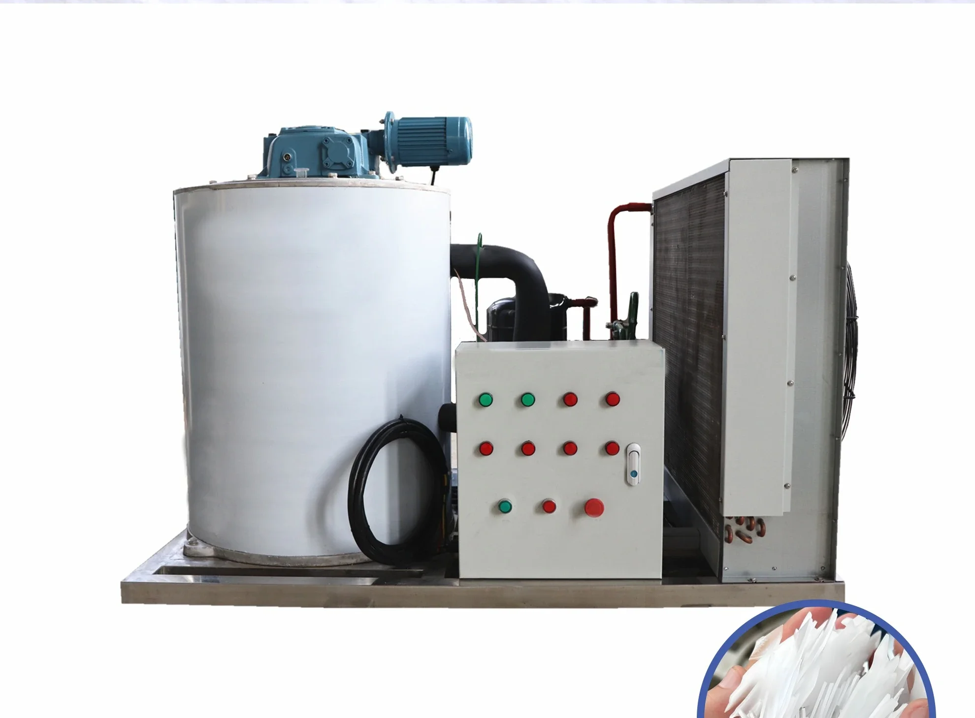 Flake Ice Machine Scale Ice Machine Commercial Ice Machine 300 500 kg 1 2 3 5 8 10 15 20 30 40 50 tons China Factory