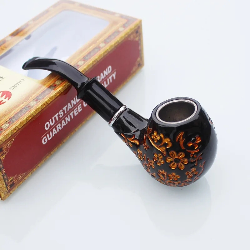Personal Hot Sale Smoke Pipe Reusable Washable Smoking Pipe Remove To Clean Old style Tobacco Pipe Detachable Smoking Accessory