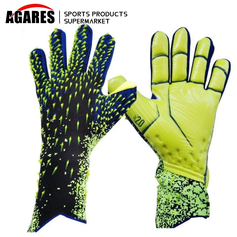 

Children's Football Goalkeeper Gloves Professional Sports Adult Training Men's Wear Resistant Soccer Goalie Kid's Latex Gloves