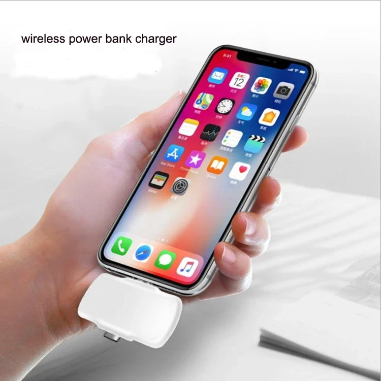 Wireless Portable Magnetic Finger Charger Power Bank for Emergency Rechargeable 5000mah Charging Station & 3 Mini Charger