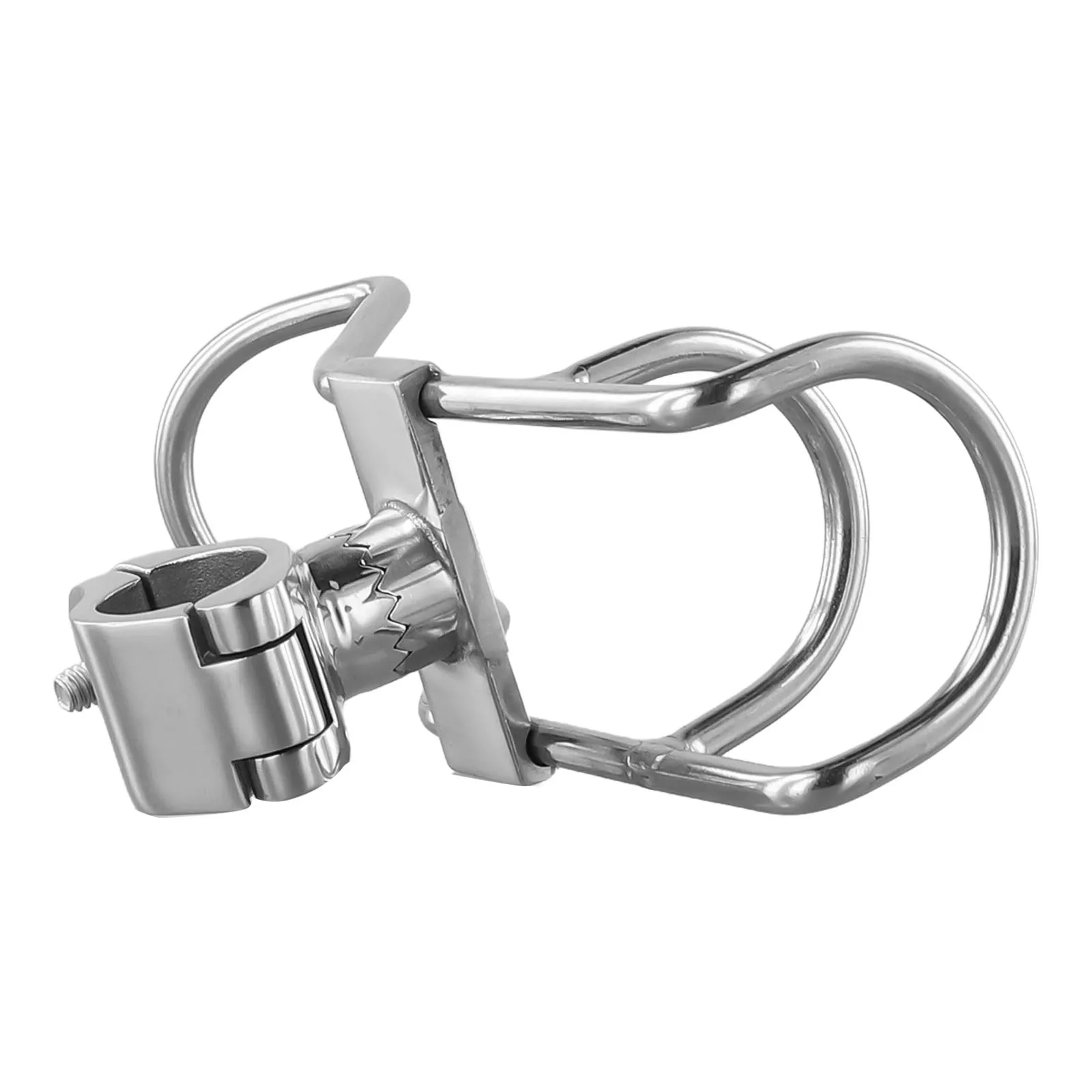 Approx. 25mm 1.02inch 316 Stainless Steel Rod Holder 360-Degree Adjustable Rod Holder For Boat Use For 25mm Rails