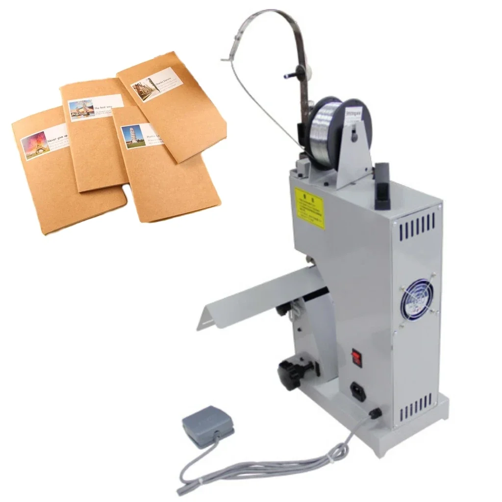 

Multi-functional Single Head Stapling Machines Exercise Book Flat Wire Saddle Stitch Binding Machine for Documents Books