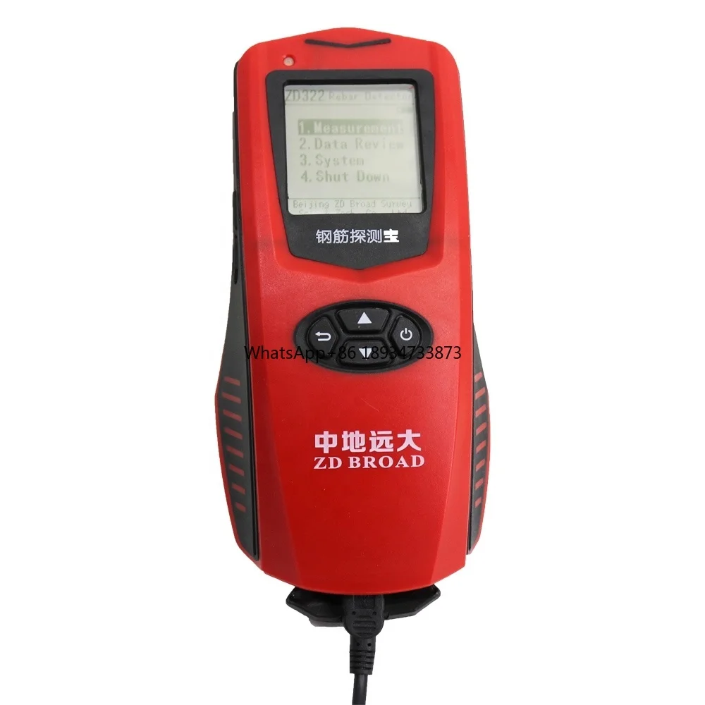 ZD322 LCD display Handheld  rebar detector concrete reinforcement rebar locator detector