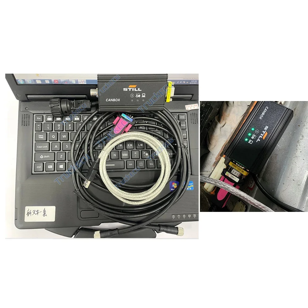 Forklift for Still STEDS Incado Box Truck STILL canbox Scanner Diagnostic Kit Tools + CF54 Laptop