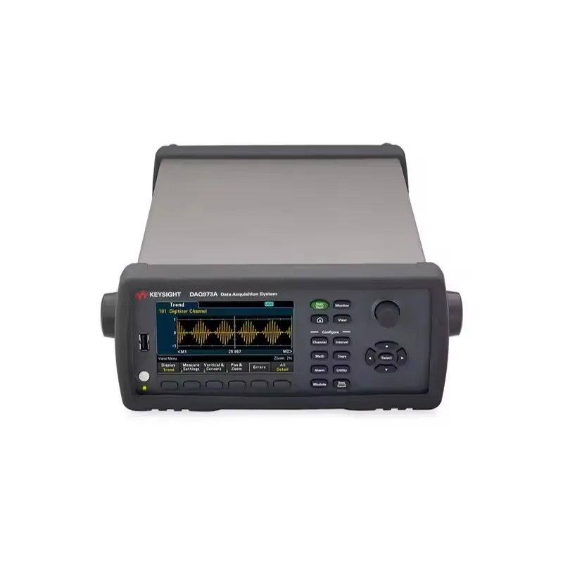 Keysight 6.5-bit resolution with DAQ973A DAQ system with standard USB, LAN, PGIB interfaces