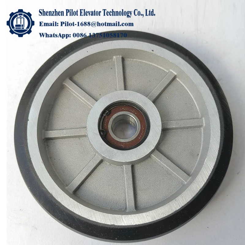 Elevator High Speed Guide Shoe Roller Wheel KM581275G03 D150mm W27mm RG150 150*27*6003 150*38*6003 Guide Shoe Roller