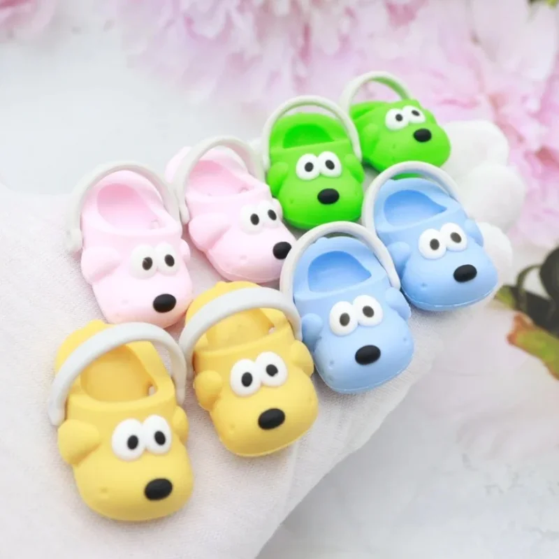 Bjd Ob11 강아지 신발 구멍 신발 애니메이션 피규어, 대형 물고기 몸, 작은 물고기 몸, 도트 바디, PVC 장난감 선물, 2.8cm, 1.7cm