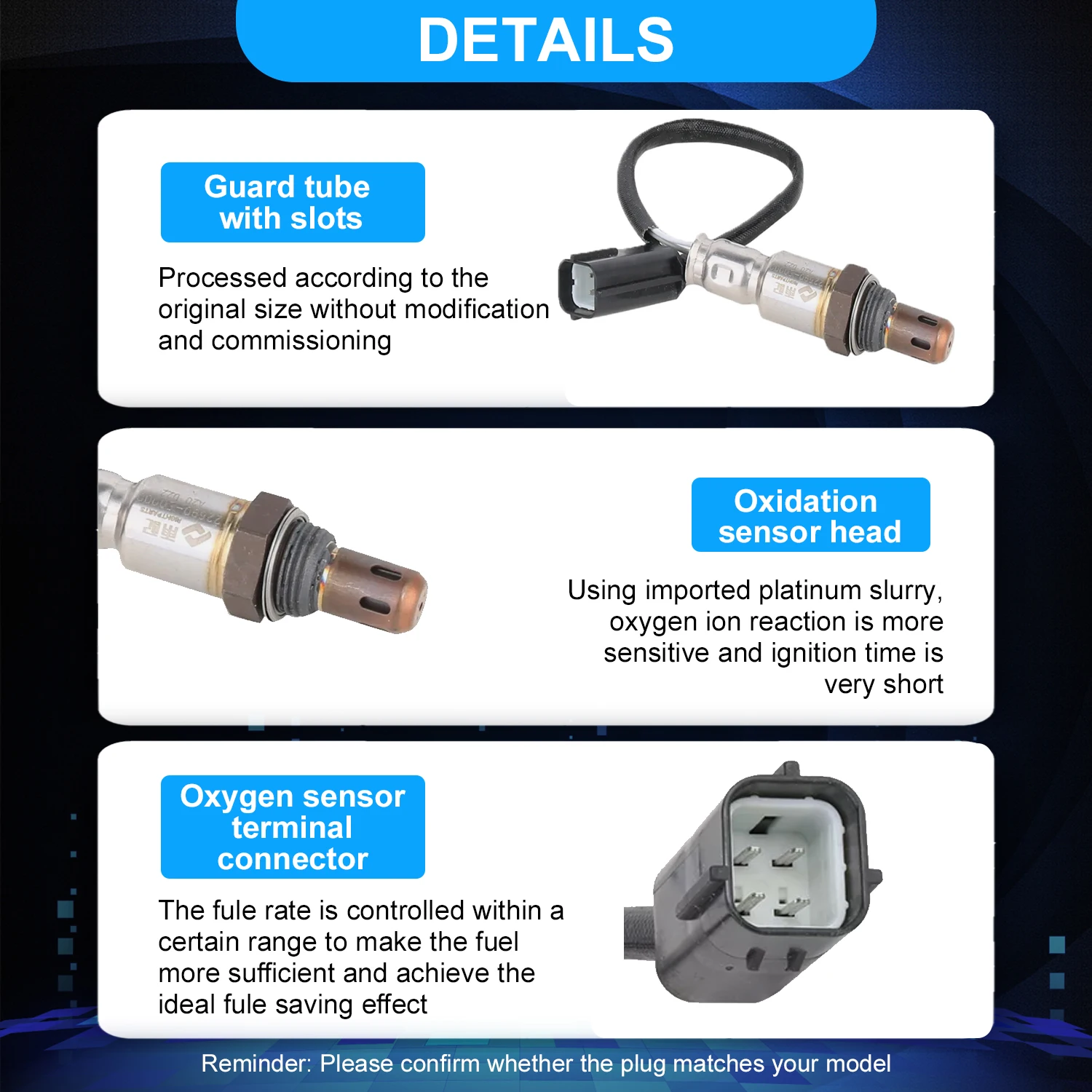 Lambda Probe Oxygen Sensor 22690ED000 For Nissan Micra March K12 Note E11 Tiida C11 07-14 22690-ED000