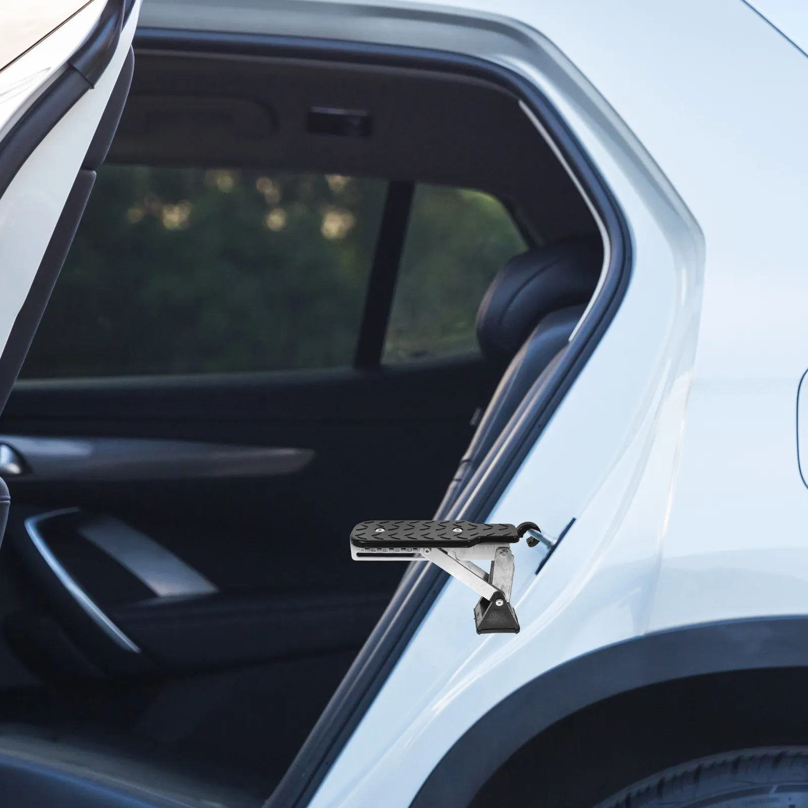 

1 set 1 Set Of Adjustable Car Door Step Folding For Roof Access Suv Truck Trailer Portable Sturdy Step Rails Vehicle Accessories