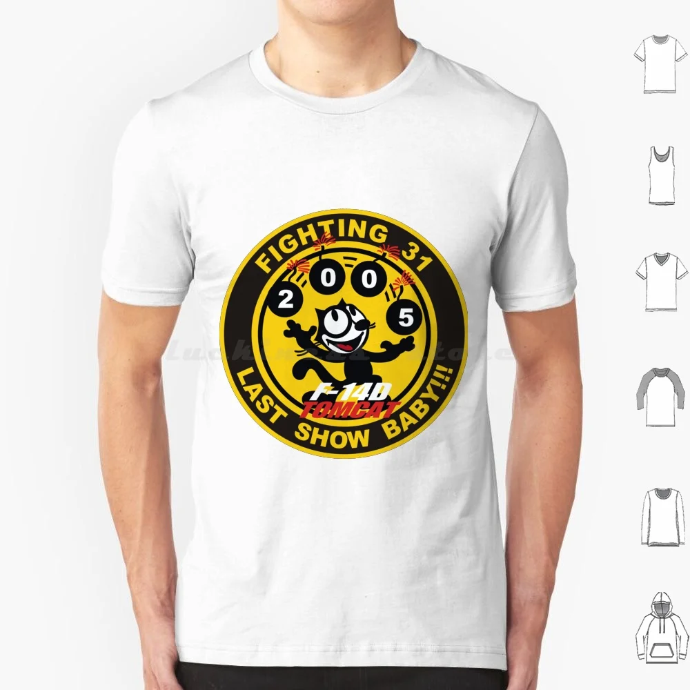 Tomcat Vf-31 Tomcatters T Shirt Big Size 100% Cotton Tomcat F14 Grumman Navy Vf 31 Tomcatters Planes Jets Fighter Military