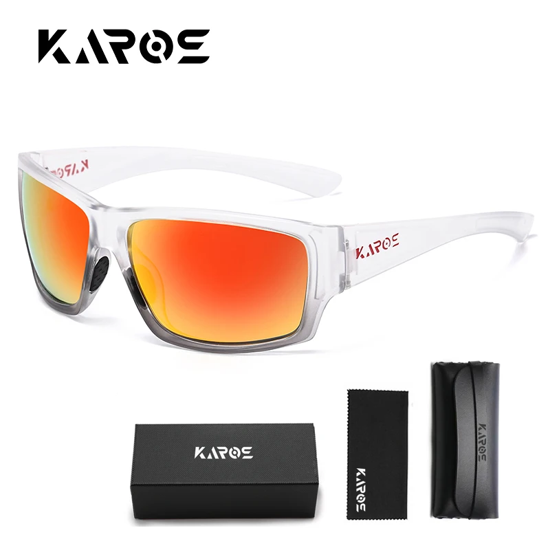 

KAROS Pro Polarized UV400 Eyewear Fishing Driving Outdoor Sports Cycling Hiking Adventure Sunglasses With Box
