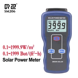 RZ Solar Power Meter Light Meter Solar Radiation Tester Glass Light Intensity